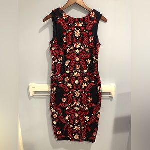 Boden Seam Detail Martha dress NWT navy and red 6